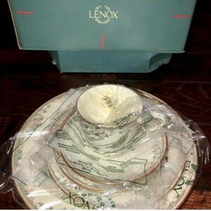 Lenox Spring Vista China 
Brand New
5 Piece Place Setting